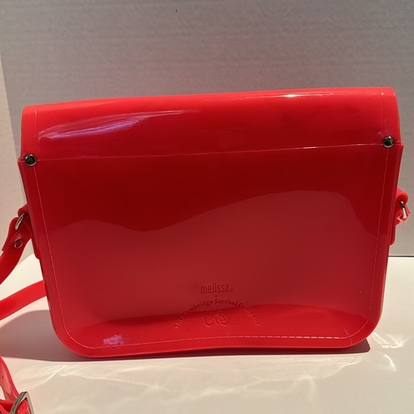 Melissa x The Cambridge Satchel Company Bag Neon Pink - Berry Smell - Picture 4 of 16